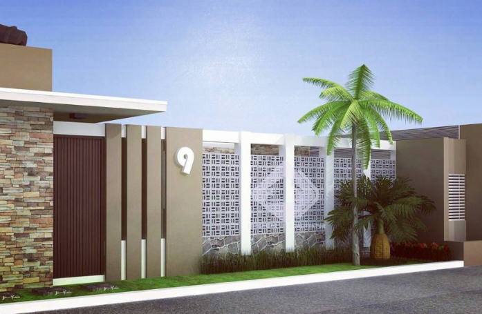 25 Desain Pagar Rumah Mewah